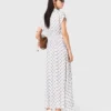Jacquard print maxi dress Jacquard print maxi dress
