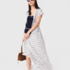 Jacquard print maxi dress Jacquard print maxi dress