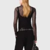 Jersey diamanté top Jersey diamanté top