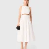 Jewelled collar taffeta crop top Jewelled collar taffeta crop top