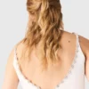 Jewelled collar taffeta crop top Jewelled collar taffeta crop top