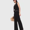 Jewelled knit trousers