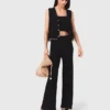 Jewelled knit trousers