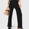 Jewelled knit trousers