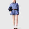 Jumpsuit with removable collar Jumpsuit with removable collar
