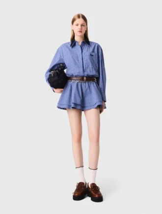 Jumpsuit with removable collar Jumpsuit with removable collar
