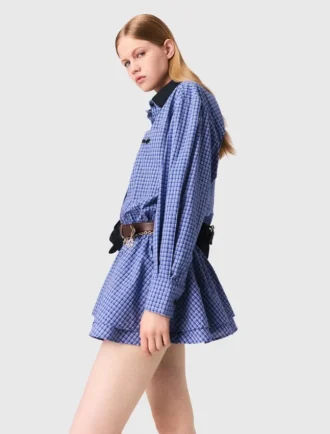 Jumpsuit with removable collar Jumpsuit with removable collar