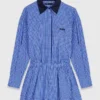 Jumpsuit with removable collar Jumpsuit with removable collar