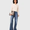 Knit cardigan with removable collar Knit cardigan with removable collar