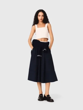 Knit crop top