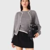 Knit embellished cardigan Knit embellished cardigan