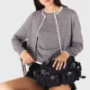 Knit embellished cardigan Knit embellished cardigan