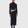 Knit maxi dress with removable sweater Knit maxi dress with removable sweater