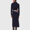 Knit maxi dress with removable sweater Knit maxi dress with removable sweater