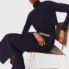 Knit maxi dress with removable sweater Knit maxi dress with removable sweater