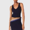 Knit maxi dress with removable sweater Knit maxi dress with removable sweater