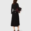 Knit midi dress
