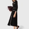 Knit midi dress