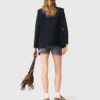 Knit shorts with rhinestones Knit shorts with rhinestones