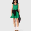 Knit skater dress