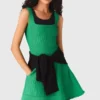 Knit skater dress