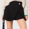Layered-effect suit shorts Layered-effect suit shorts