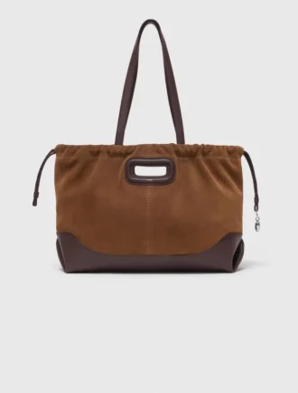 Leather and suede Milpli tote bag