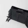 Leather bag with chain strap Leather bag with chain strap