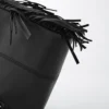 Leather bag with chain strap Leather bag with chain strap
