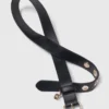 Leather belt with Miss M buckle Leather belt with Miss M buckle