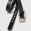 Leather belt with Miss M buckle Leather belt with Miss M buckle