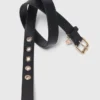 Leather belt with Miss M buckle Leather belt with Miss M buckle