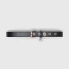 Leather belt with Miss M buckle Leather belt with Miss M buckle