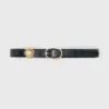 Leather belt with removable jewel Leather belt with removable jewel