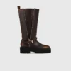 Leather biker boots Leather biker boots