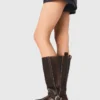 Leather biker boots Leather biker boots