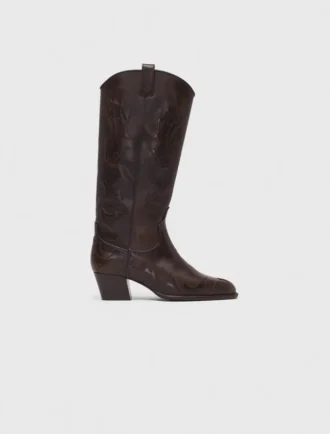 Leather cowboy boots Leather cowboy boots
