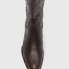 Leather cowboy boots