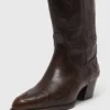 Leather cowboy boots