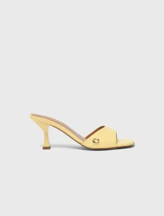 Leather mules