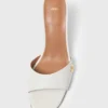 Leather mules Leather mules