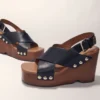 Leather platform sandals Leather platform sandals