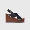 Leather platform sandals Leather platform sandals