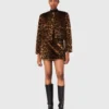 Leopard faux fur jacket Leopard faux fur jacket