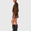 Leopard faux fur jacket Leopard faux fur jacket