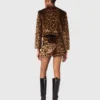 Leopard faux fur jacket Leopard faux fur jacket