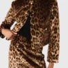 Leopard faux fur jacket Leopard faux fur jacket