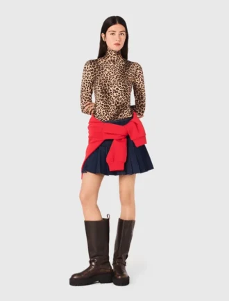 Leopard print T-shirt
