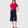 Linen-blend Bermuda shorts Linen-blend Bermuda shorts