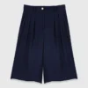 Linen-blend Bermuda shorts Linen-blend Bermuda shorts